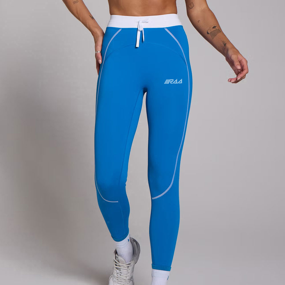 Drawstring Leggings – Cobalt Blue